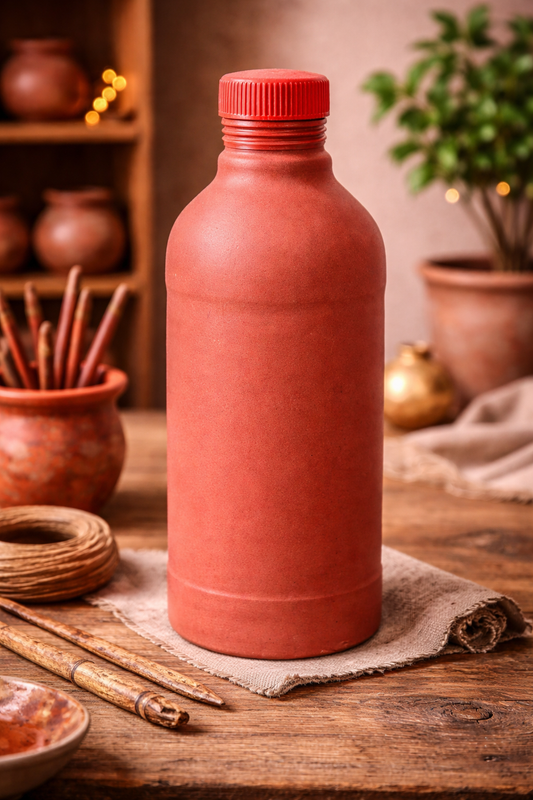 The Rustic Earth Bottle 🧱🌿