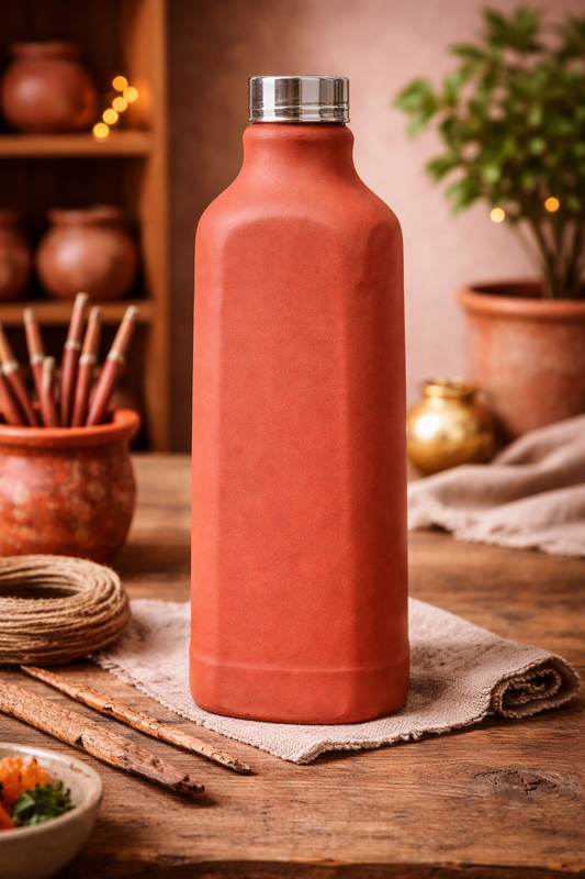 The Sculpted Square Bottle 🧱🏺