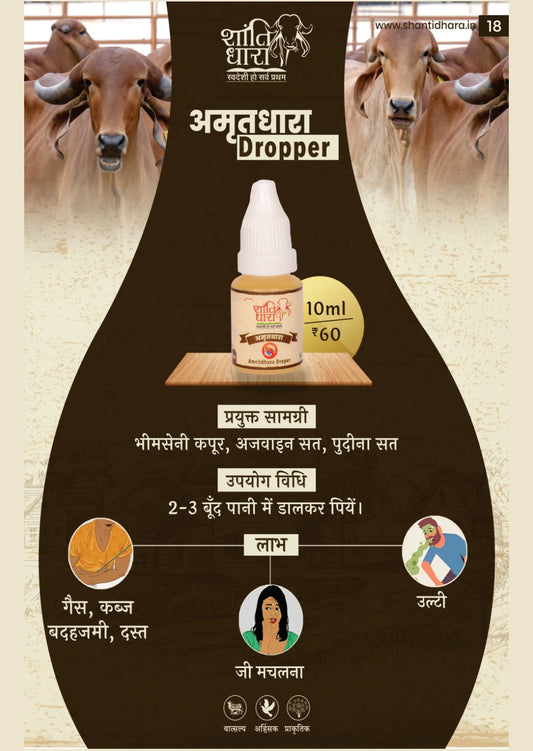 शांतिधारा अमृतधारा (Amritdhara Dropper) - 10ml