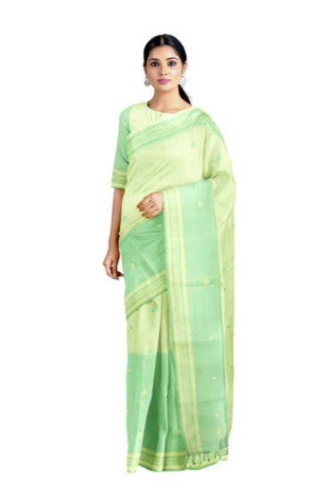 🍃 Mint Serenity Saree