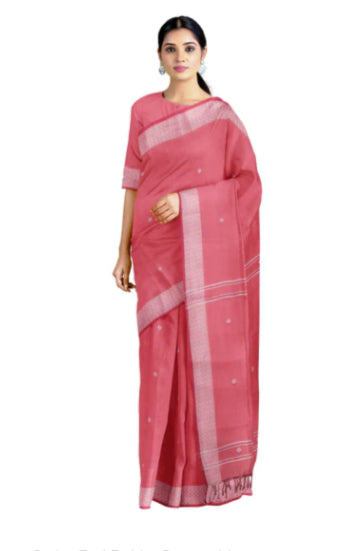 🌹 Rosewood Blush Saree